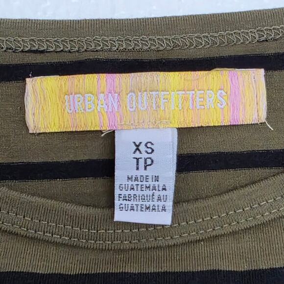 UO Urban Outfitters Mercedes Sleeveless Tank in Green Stripe Size XS NEW - Picture 5 of 9